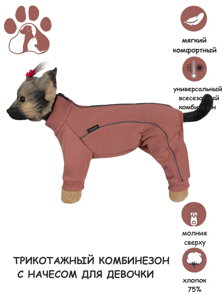 Комбинезон Футер с начесом (девочка)