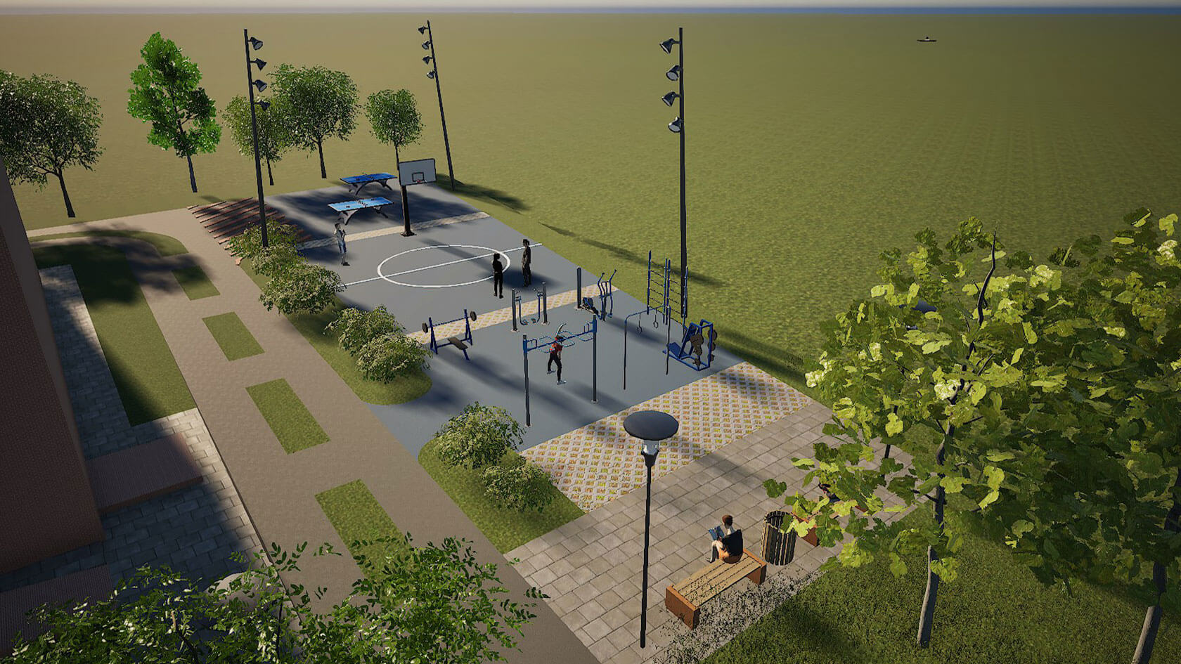 Проект благоустройства территории